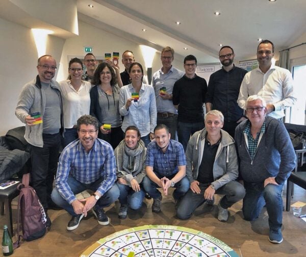 La satisfaction de l'équipe à la fin de l'atelier Insights