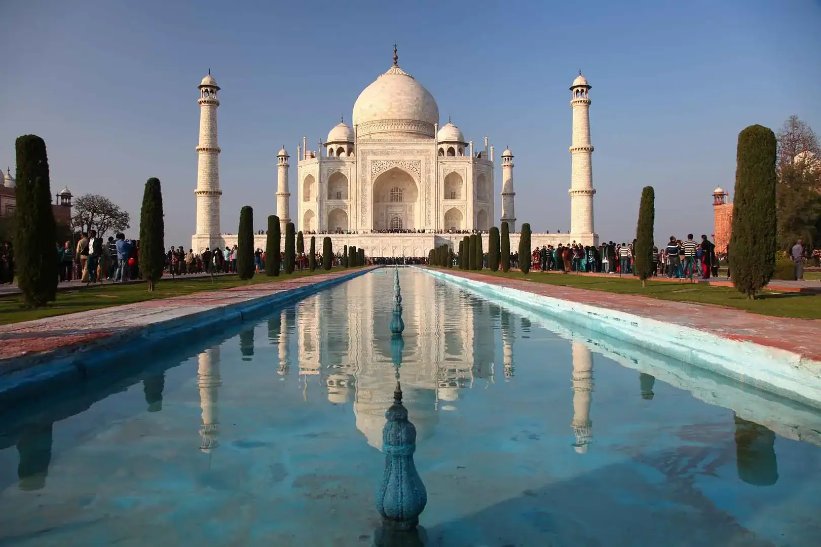 Der Taj Mahal in Agra, Indien