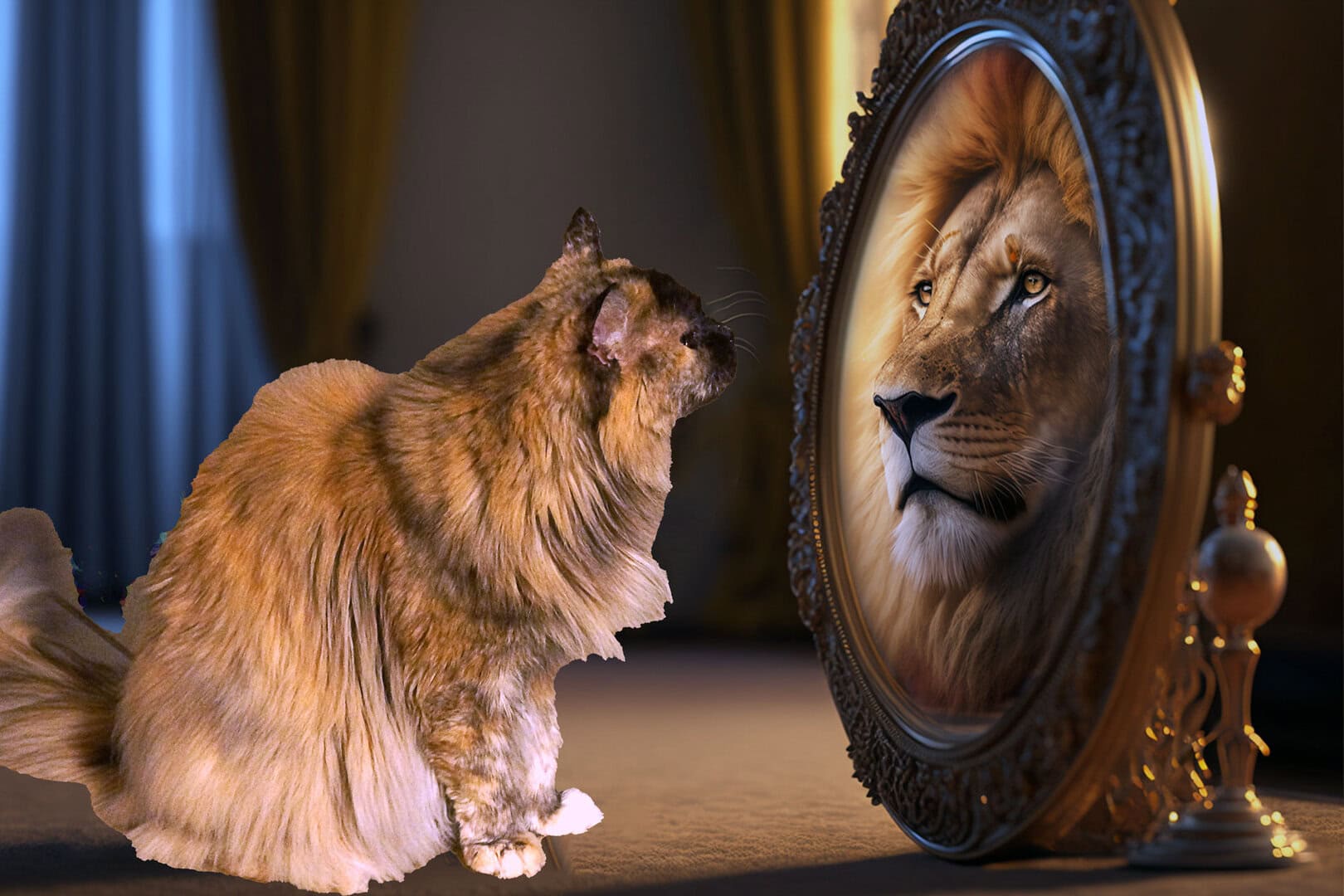 L'image de soi dun chat