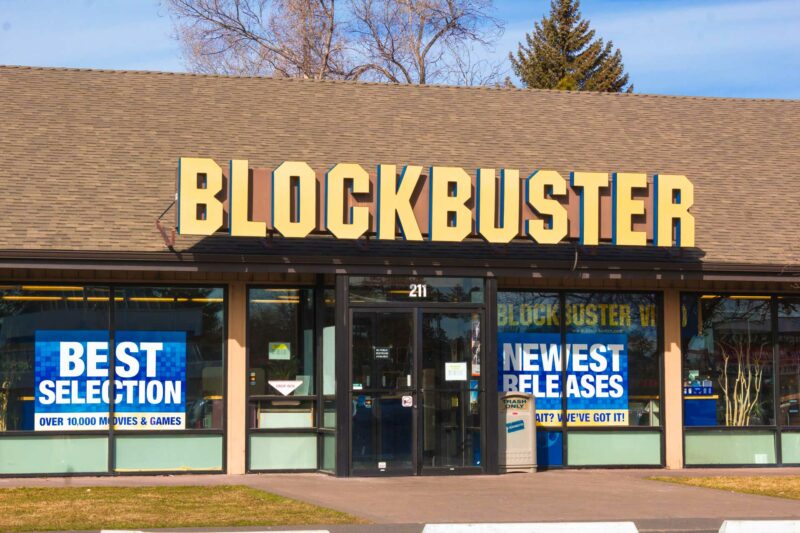 Blockbuster. Un dann kam Netflix!